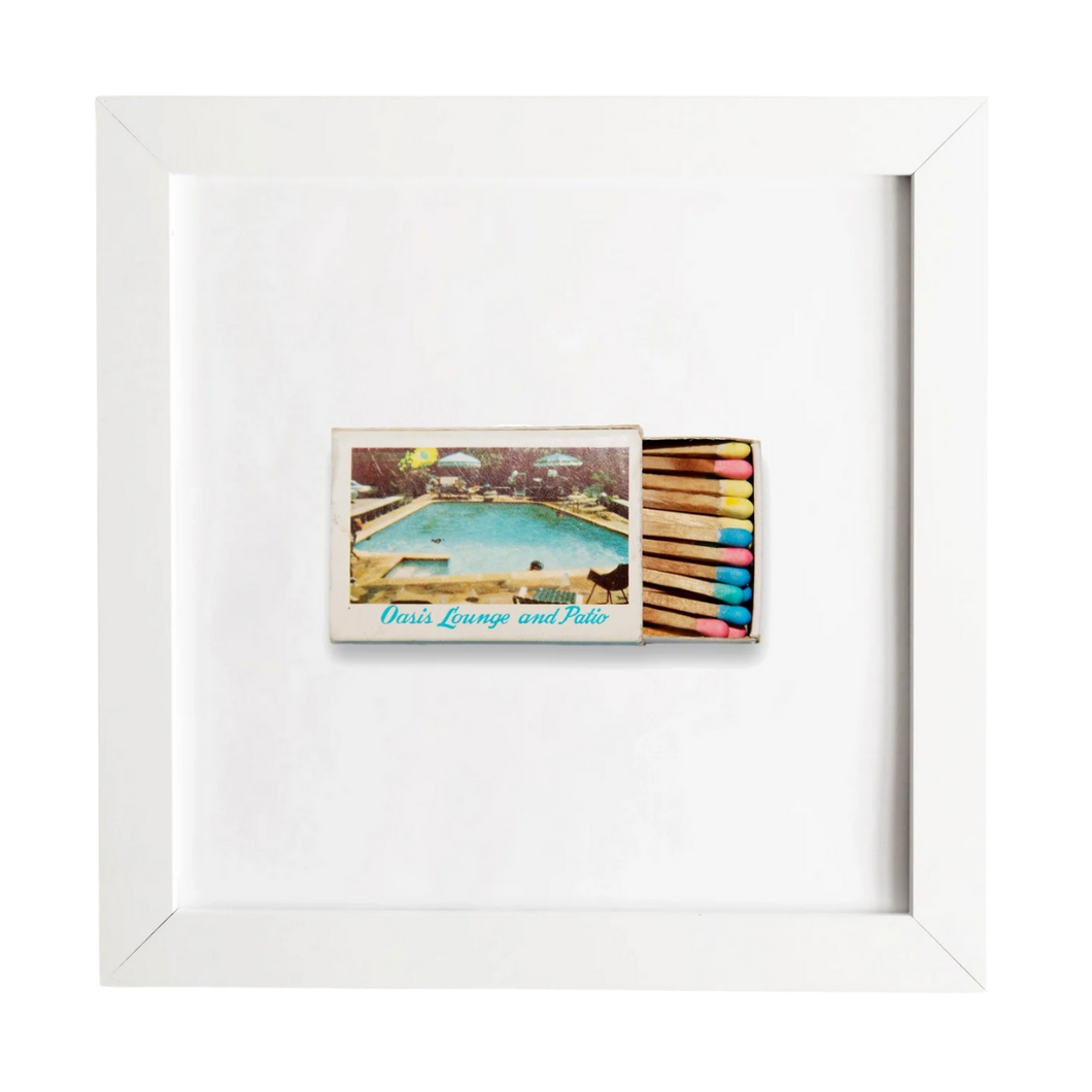 Oasis Lounge and Patio Matchbook Print