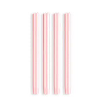 Load image into Gallery viewer, Striped Dinner Candles - Pink/White
