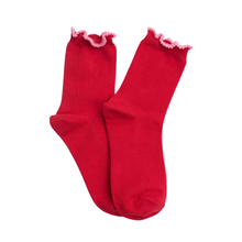 Load image into Gallery viewer, Ruffle Edge Socks - Various Colours
