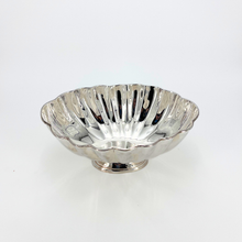 Load image into Gallery viewer, Scalloped Silver-Plated Display Bowl
