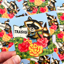 Load image into Gallery viewer, Trashy Raccoon Sticker
