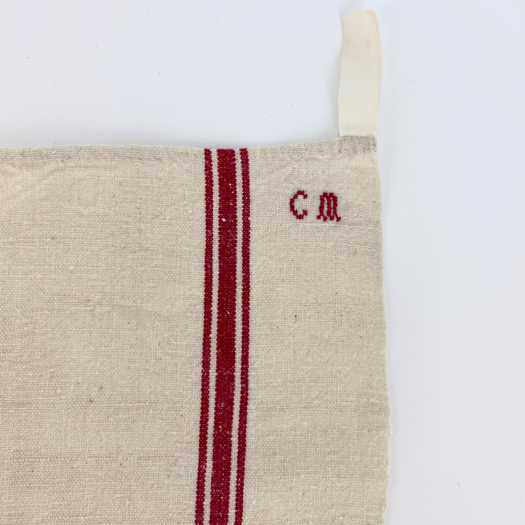 Vintage French 'Torchon' Towels