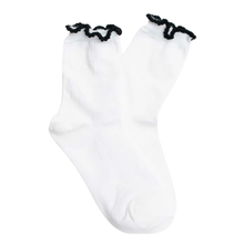 Load image into Gallery viewer, Ruffle Edge Socks - Various Colours
