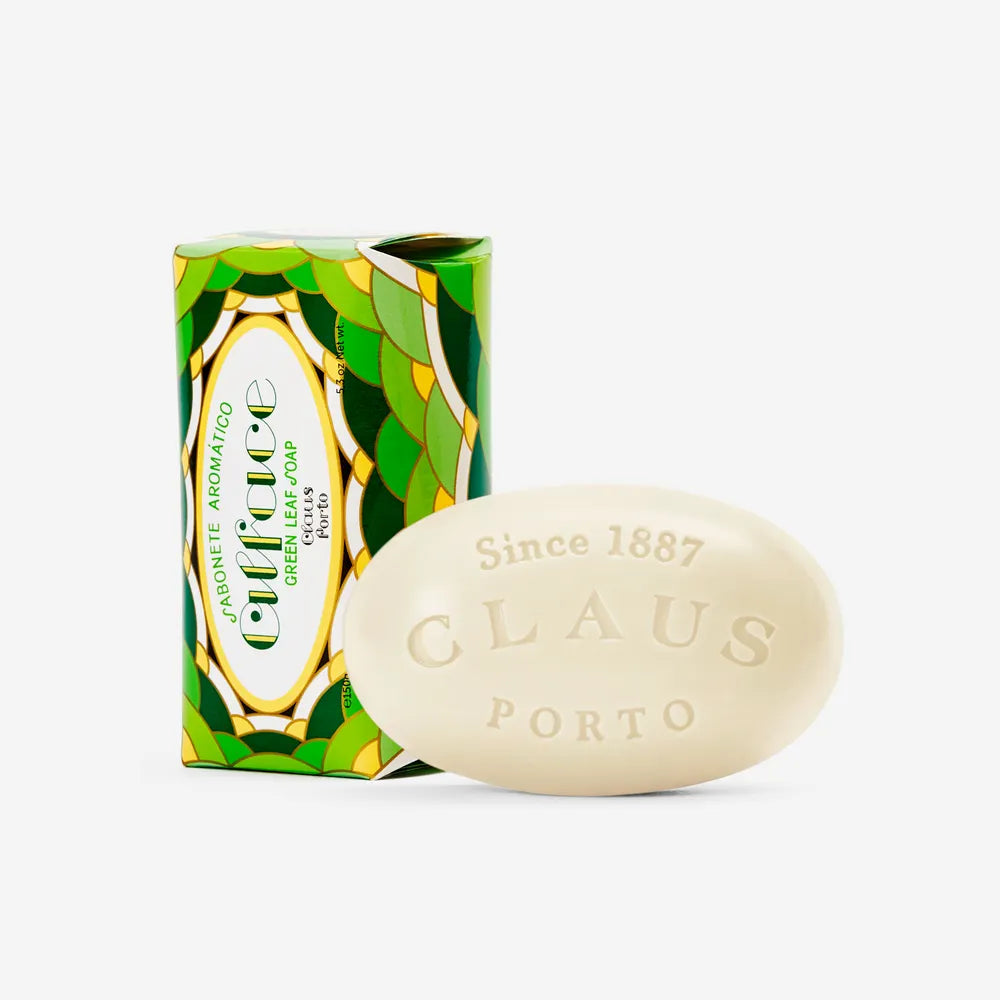 Claus Porto Mini Soap - ALFACE Green Leaf