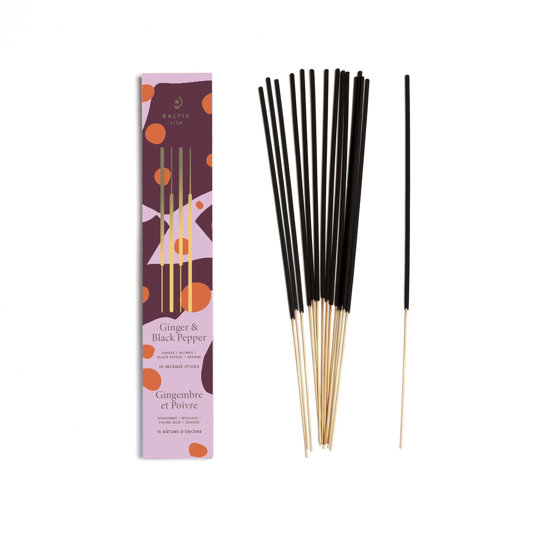 Incense Sticks - Ginger & Black Pepper