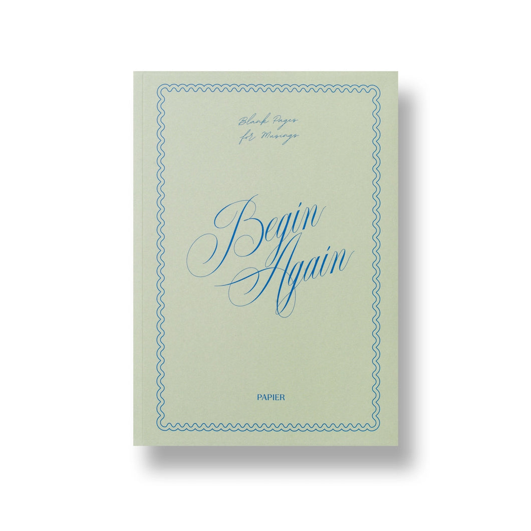 Begin Again Softcover Lined Notebook