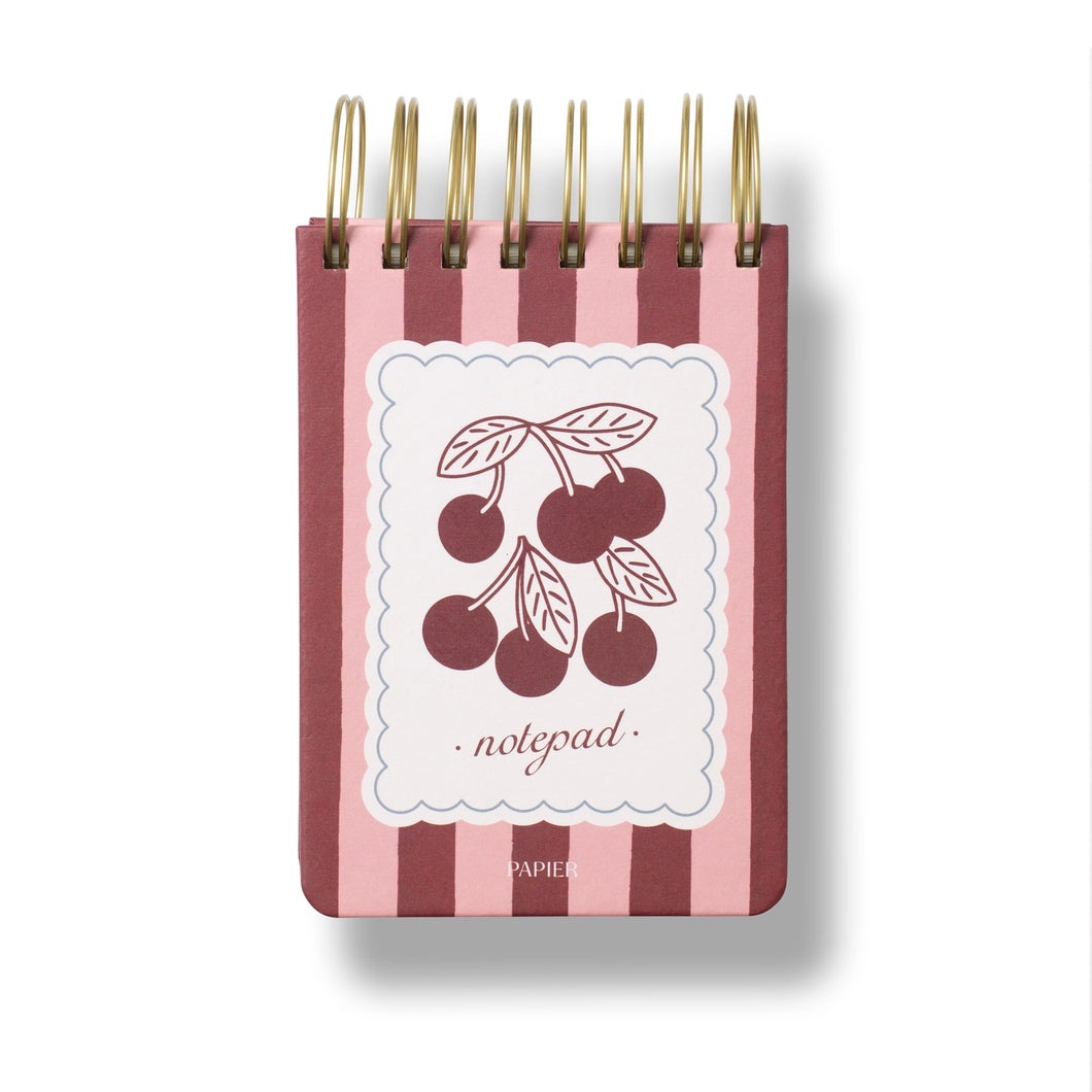 Very Cherry Chunky Spiral Notepad