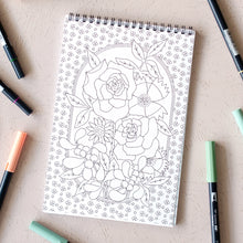 Load image into Gallery viewer, Wildflowers Premium Colouring Book
