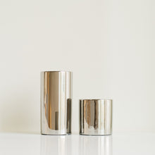 Load image into Gallery viewer, Electroplated Silver Ceramic Vase - Tall
