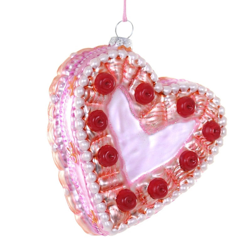 Heart Cake Ornament