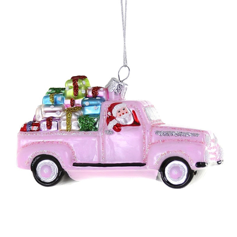 Holly Jolly Delivery Ornament