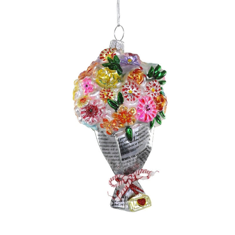 Floral Delivery Ornament