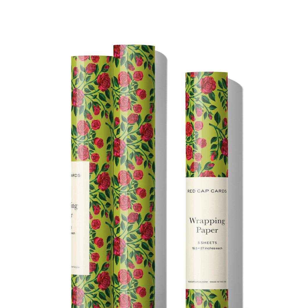 Grateful Rose Wrapping Paper