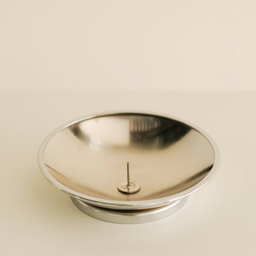 Spiked Metal Candle Holder