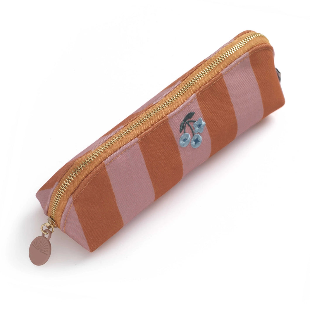 Striped Pencil Case