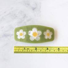 Load image into Gallery viewer, Dreaming Daisy Hair Barrette - Sage
