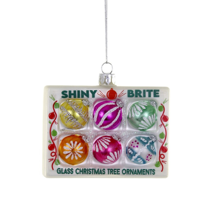 Shiny & Bright Ornament Box Ornament