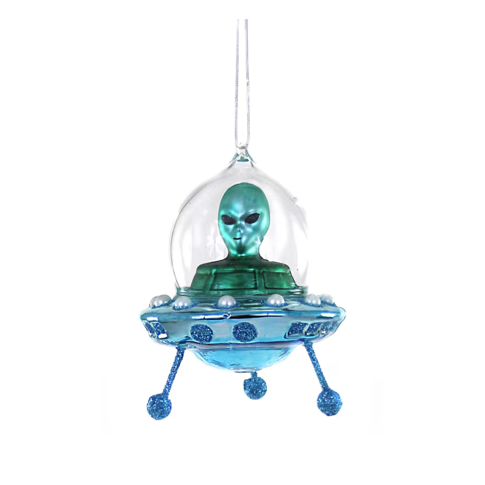 Flying UFO Ornament