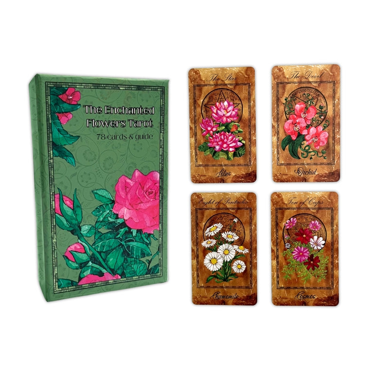 Enchanted Flowers Tarot Deck & Guide