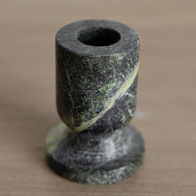 Load image into Gallery viewer, Emerald Marble Taper Candle Holder
