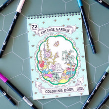 Load image into Gallery viewer, Cottage Garden Premium Colouring Book
