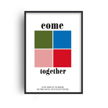 Load image into Gallery viewer, Come Together - Beatles Inspired Retro Giclée Art Print
