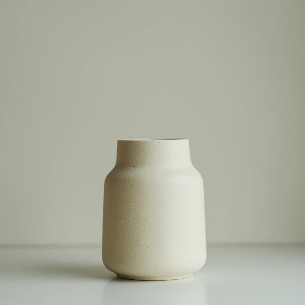 Wide Textured Vase
