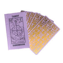 Load image into Gallery viewer, Lavender Gold Tarot Deck &amp; Guide
