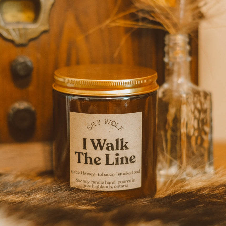 Shy Wolf Candle - I Walk The Line