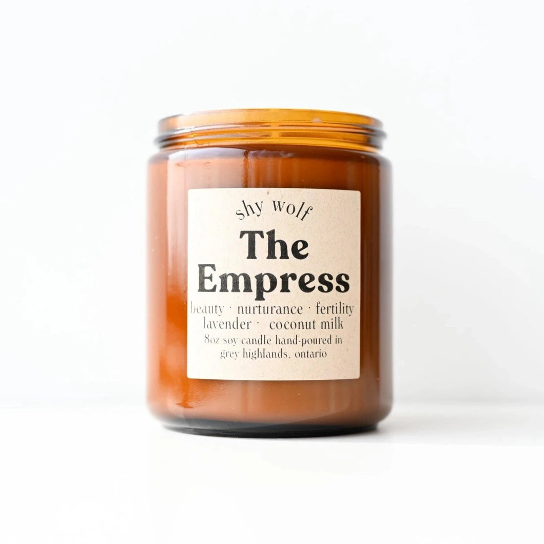 Shy Wolf Candle - The Empress
