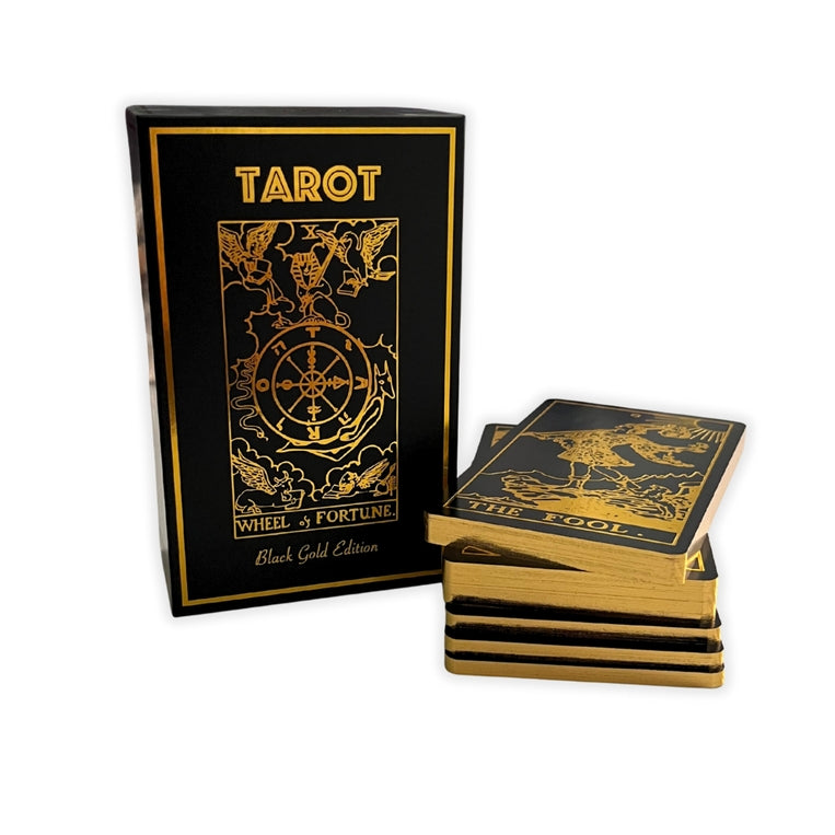 Black Gold Tarot Deck & Guide