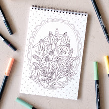 Load image into Gallery viewer, Wildflowers Premium Colouring Book
