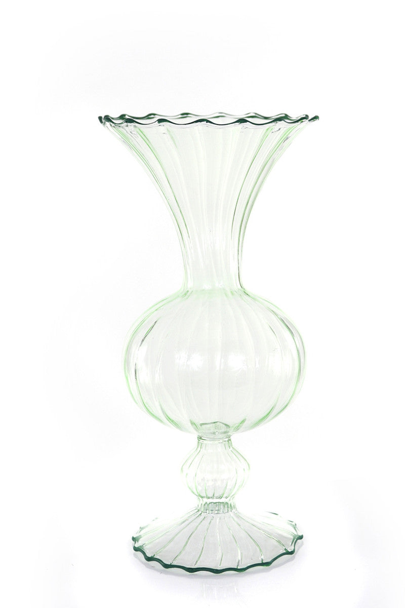 Ruffled Fragment Vase - Green
