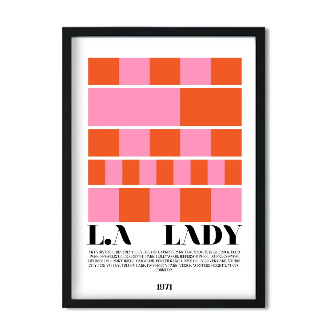 L.A. Lady - Abstract Giclée Art Print