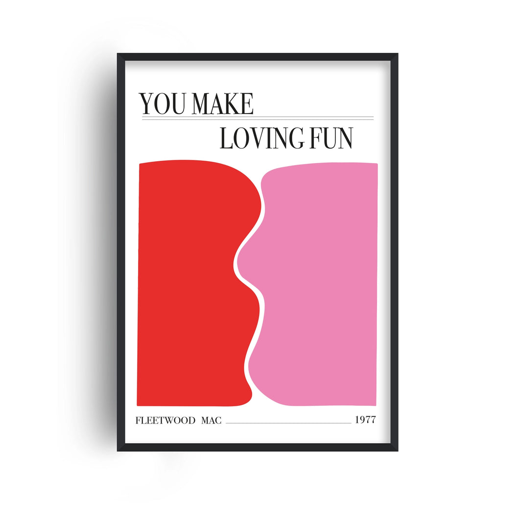You Make Loving Fun - Fleetwood Mac Inspired Abstract Giclée Art Print