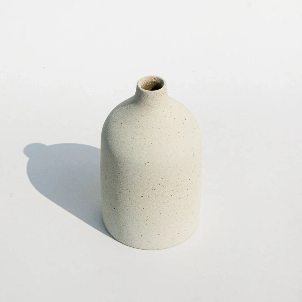 Natural Ceramic Pin Bud Vase