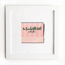 Load image into Gallery viewer, Beverly Hills Hotel Pink Matchbook Print
