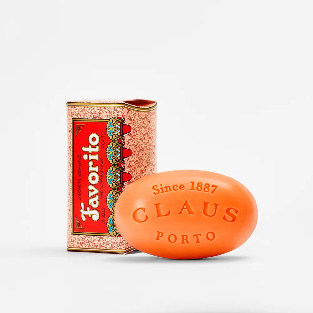 Claus Porto Mini Soap - FAVORITO Red Poppy