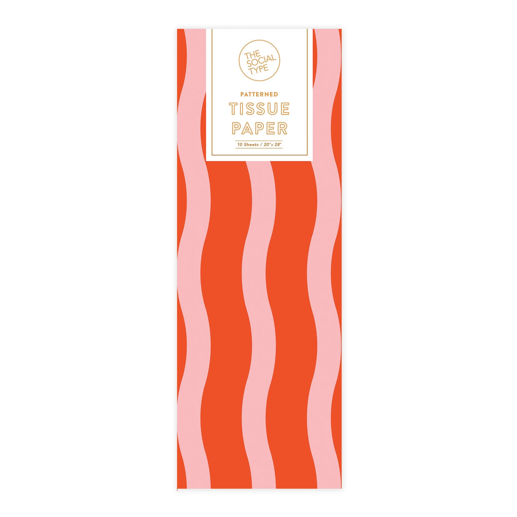 Fussy Stripe Tissue Paper