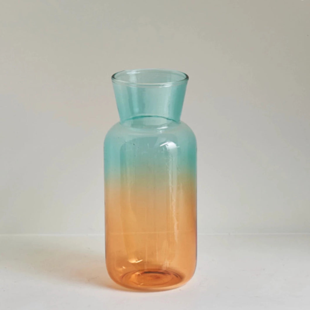 Coloured Glass Vase - Tall