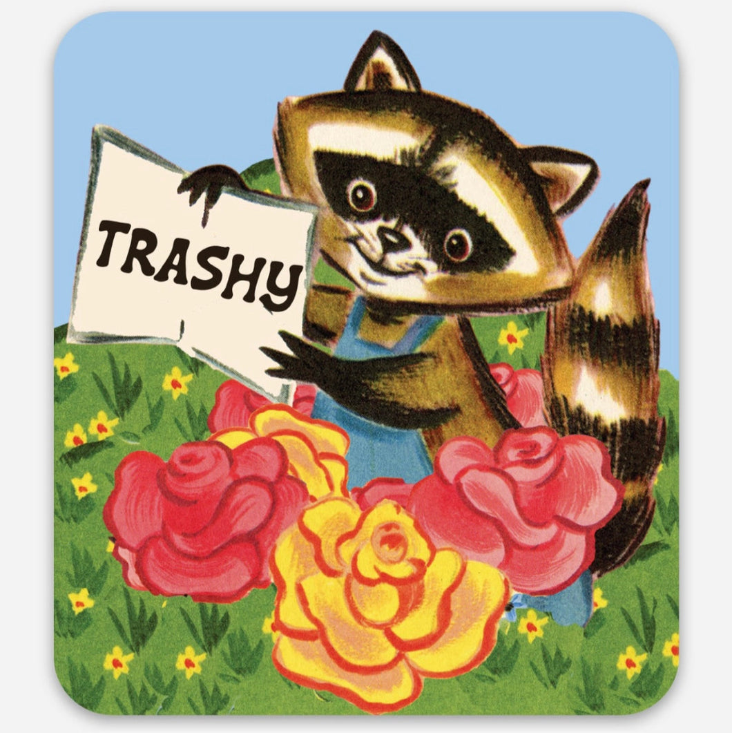 Trashy Raccoon Sticker