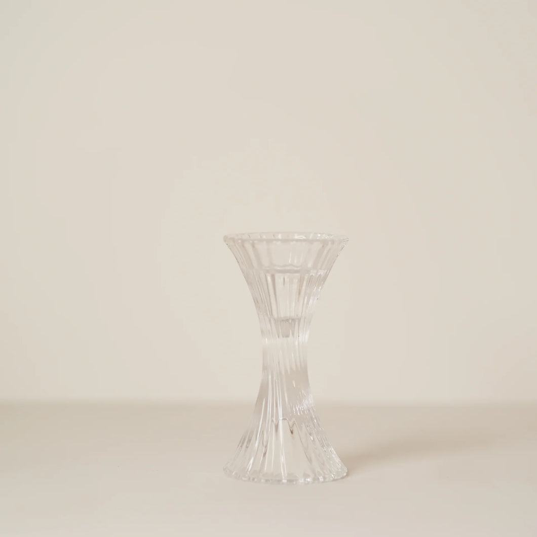 Twist Glass Candle Holder