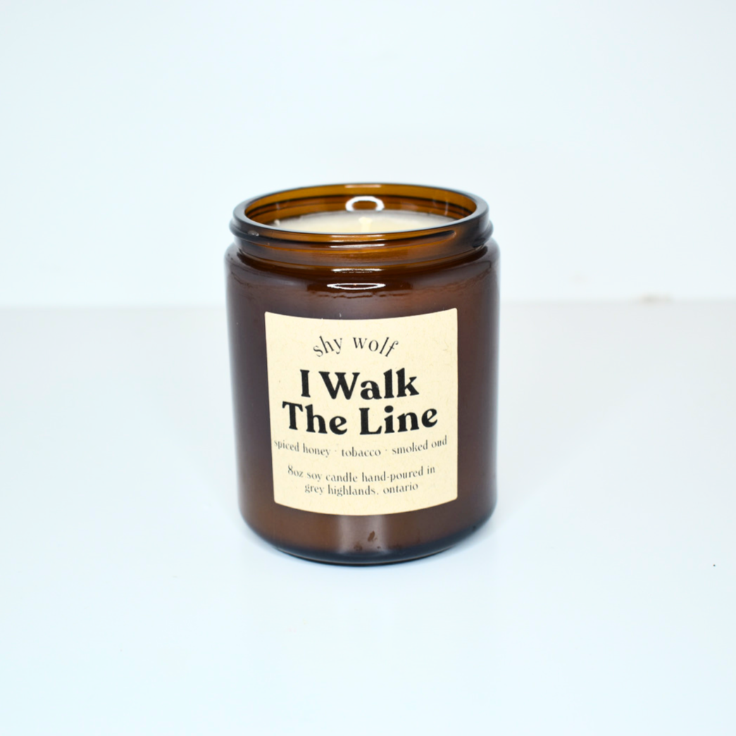 Shy Wolf Candle - I Walk The Line