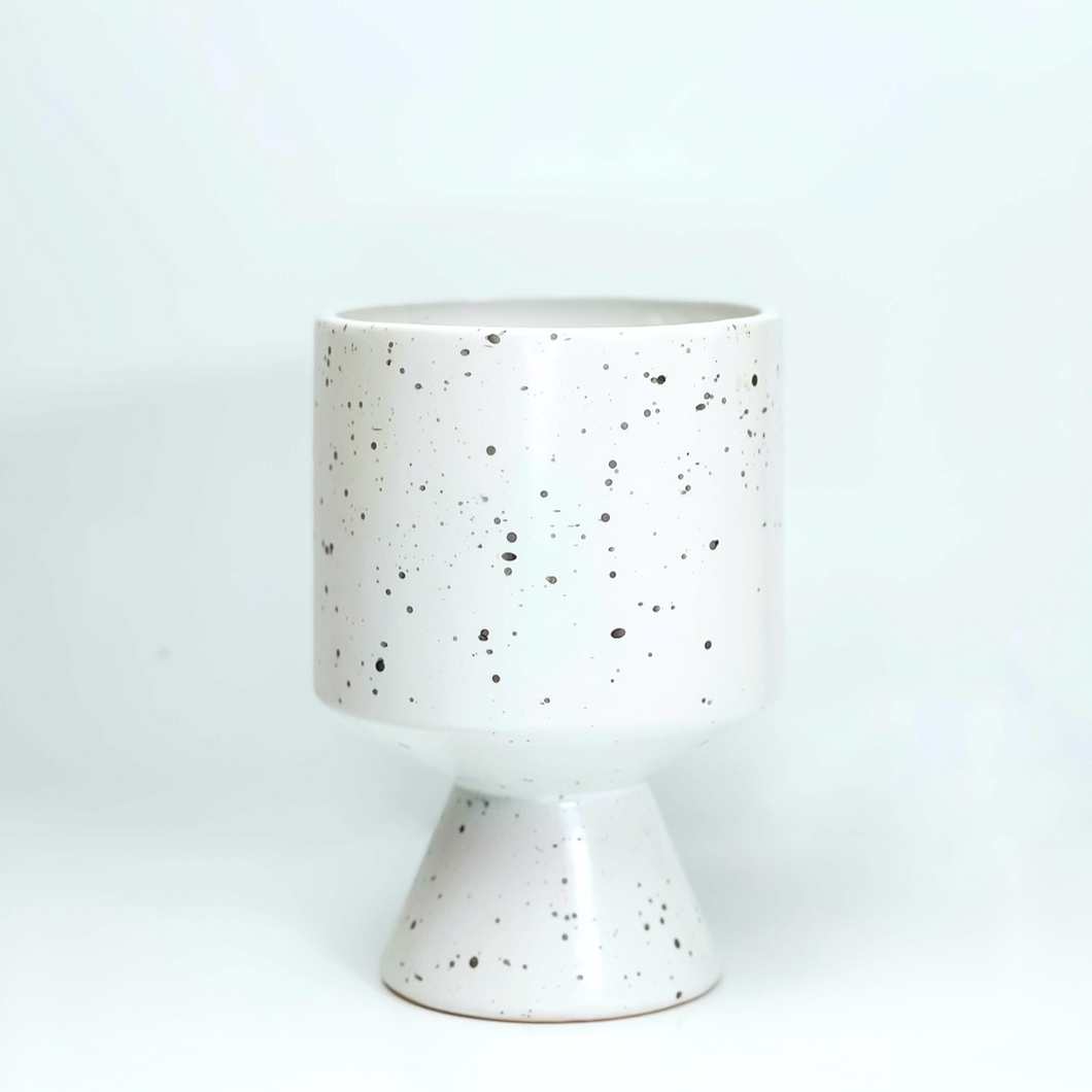 De Vil Pot - White Speckled (Multiple Sizes)
