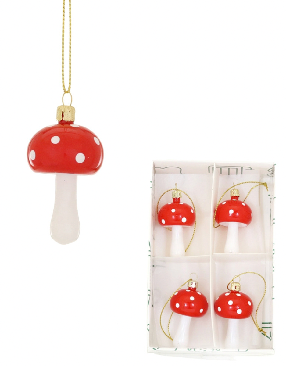 Red Mushroom Ornament