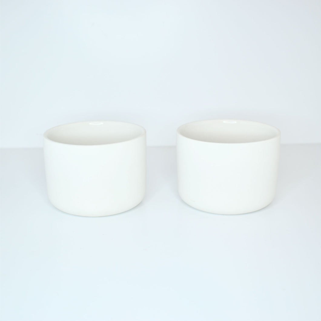 Small Modern Ceramic Pot - White