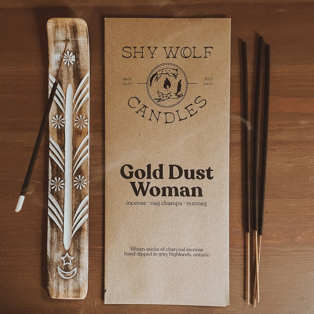 Shy Wolf Incense - Gold Dust Woman