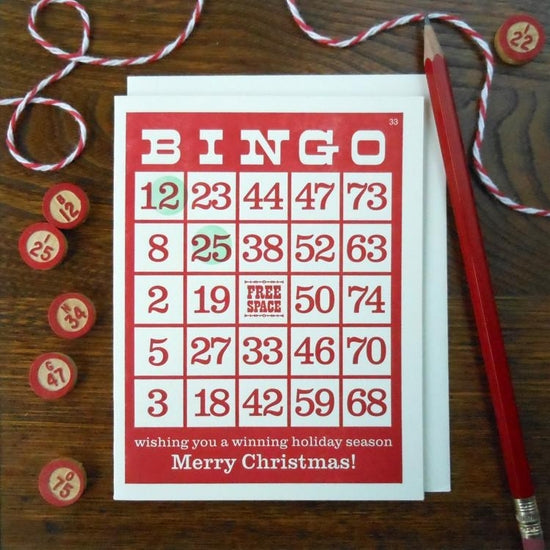 Vintage Holiday Bingo